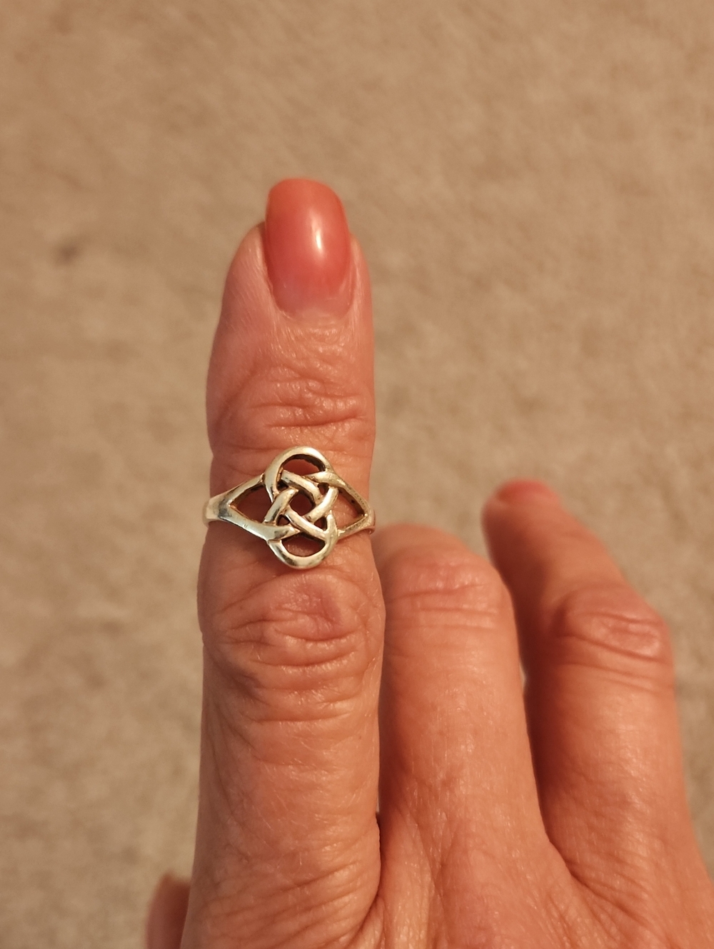 Source Unknown Silver Celtic Knot Ring - Silver